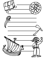 Piraten-Briefpapier