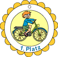 Fahrrad Medaille