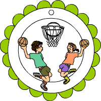 Basketball-Medaille