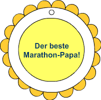 Marathon-Medaille fuer Eltern