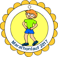 Marathonlauf Medaille
