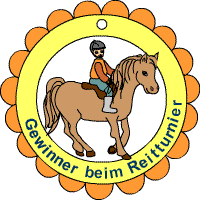 Reitturnier-Medaille
