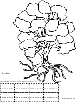 Stammbaum-Vorlage