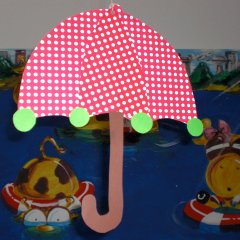 Regenschirm basteln