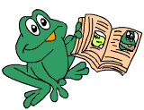 Der Frosch im Buch