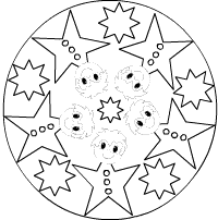 Sternenkinder-Mandala