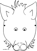 Wildschweinmaske